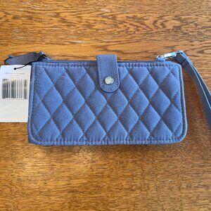 Vera Bradley Smartphone Wristlet in Carbon Gray